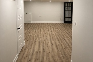 laminate floor basement